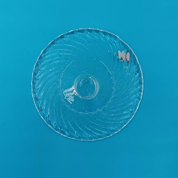 Set of 2 VTG 1980s Iitala Finland "Poppa" Clear Glass Crystal Candle Holders - Picture 11 of 11